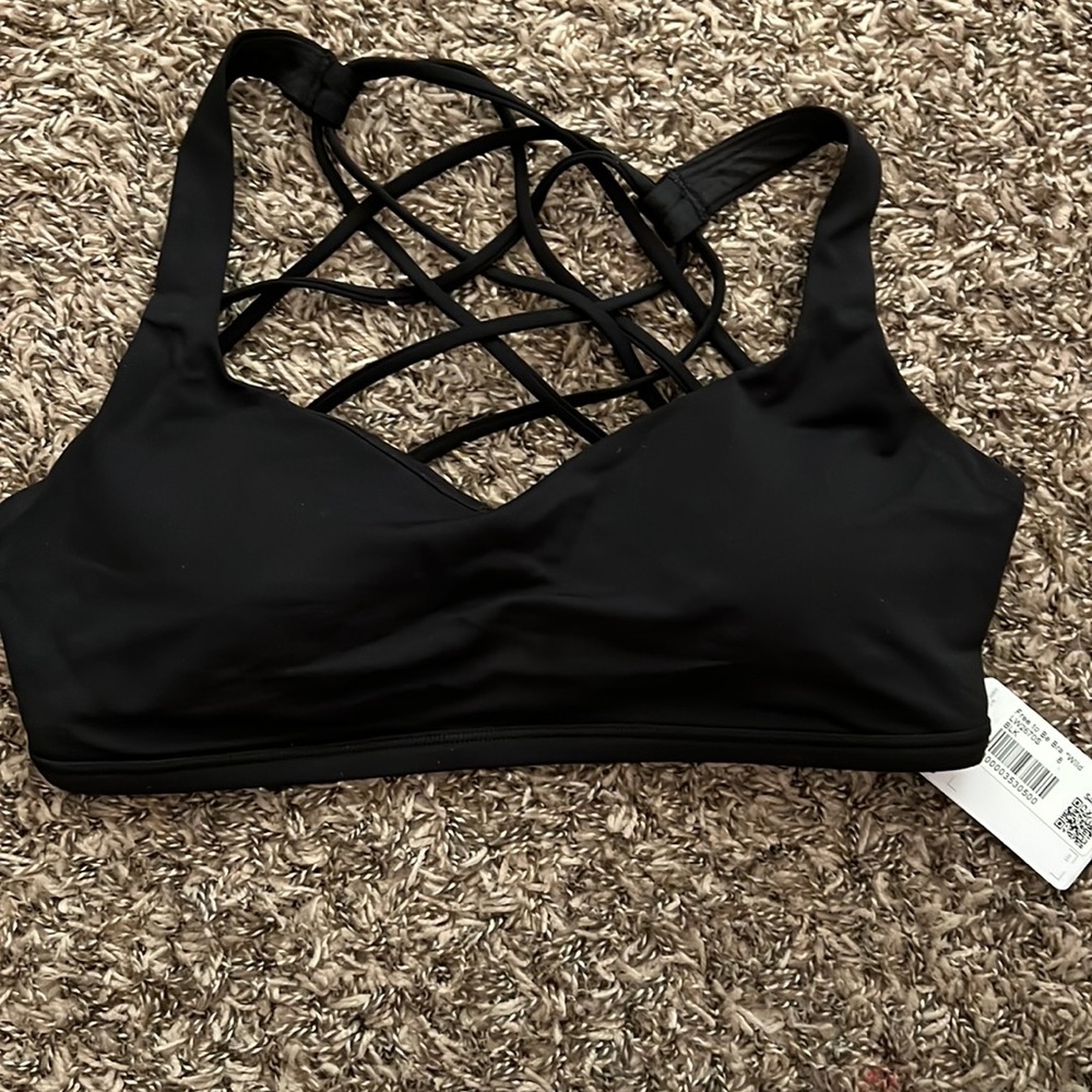 Lulu lemon Free To Be *Wild Bra, Size: 8, Color: Black